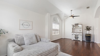 The home is spacious with a ton of natural light.