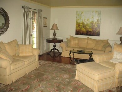 Hardwood floors can be found in the spacious livin