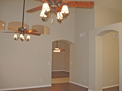 Entrances to Family Room, Den from LR