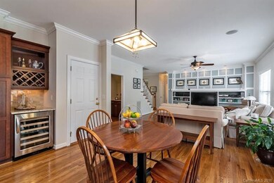 Spacious Breakfast Area open to the Den and Kitche