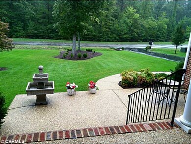 Land - front yard, view from front porch.  aggrega