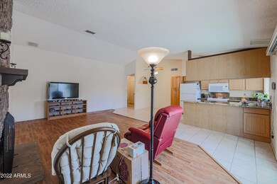 Open to the kitchen