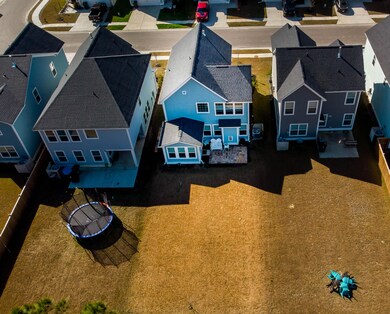 Large backyard