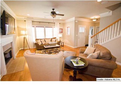 Living room has lots of natural light.