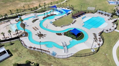 For relaxation and recreation residents can enjoy the Resort Style Amenity Village offering:Heated Lazy River,Resort Style Pool,Splash Pad,Playground,Multiple Sports Courts-Basketball,Pickleball,Bocce Ball,Tennis,Sports Field,Sand Beach,Cabana & Hammock area, Clubhouse with Fitness Center,Lounge,Great Room & Outdoor Pavillon.