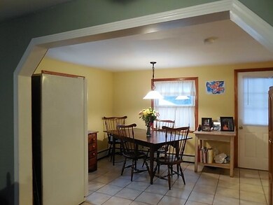 Ceramic tile through the dining room and kitchen, 