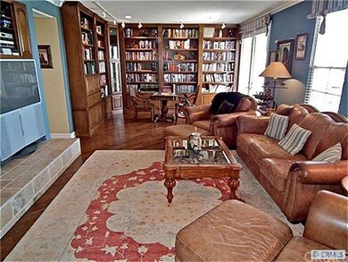 Living Room with built in Library