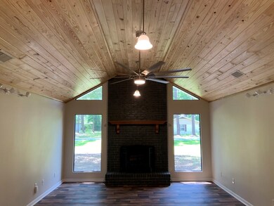 Beautiful wood tongue and groove ceiling