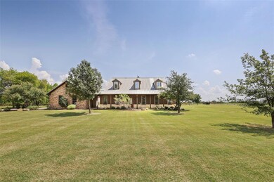 A Texas farm house.