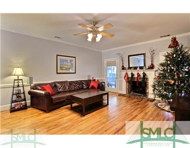 Exterior Front. Living room with wood burning fire