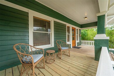 View of wooden porch