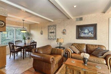 Kitchen open to family room.