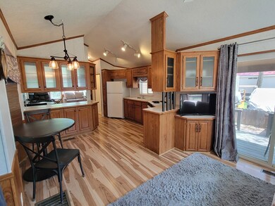 Slider doors to the deck