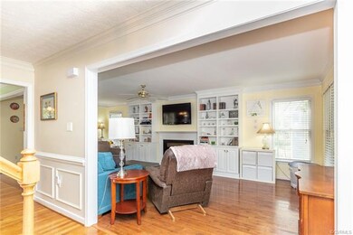Foyer opens to Living Room