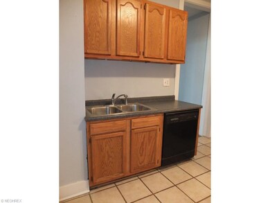 Fully applianced kitchen.