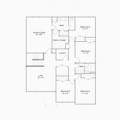 View of home floor plan