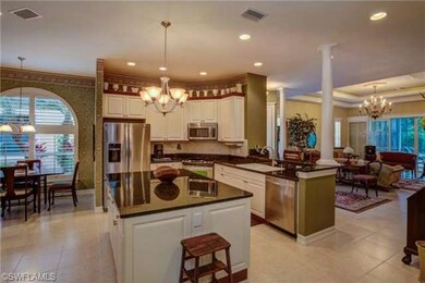 Kitchen-Great room view with breakfast nook at lef
