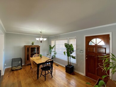 View from hall into front room
