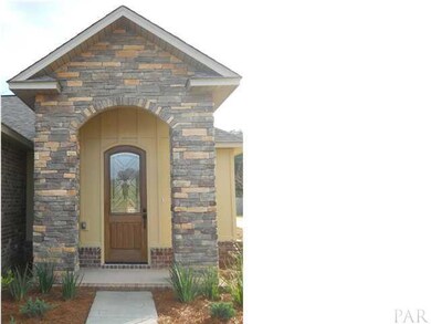 Stone covered front porch