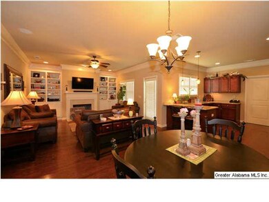 Overview of the spacious Living, Dining, and Kitch