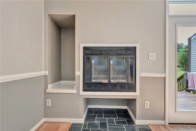 Close Up View of Fireplace!