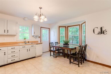 Kitchen w/ Painted Cabinets