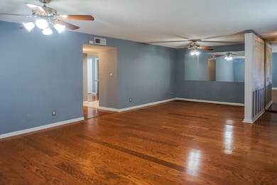 Spacious formal living and dining area.