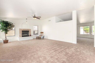 Spacious Family room w/fireplace