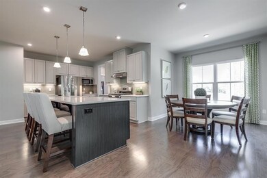 View of breakfast room and kitchen