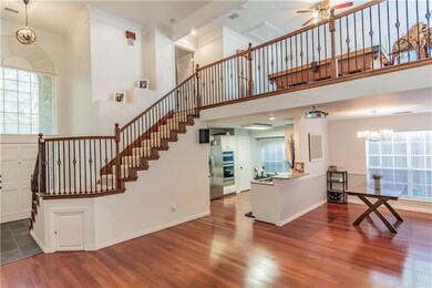 View of living/dining/kitchen