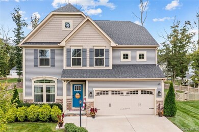 View of front of property with a front lawn and a