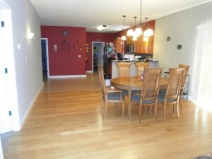 dining and kitchen