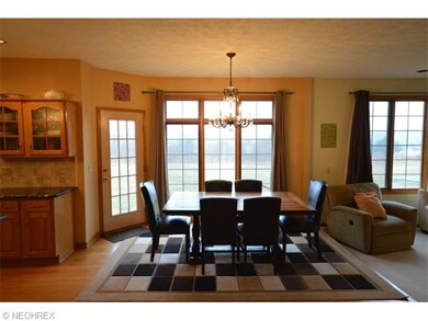 Eat-in Kitchen overlooking the large back yard.