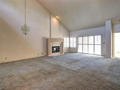 Living room with Plantation shutters