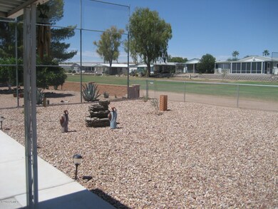 view of golf course from back yard