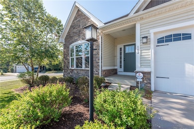 A covered entrance is always great for guests.