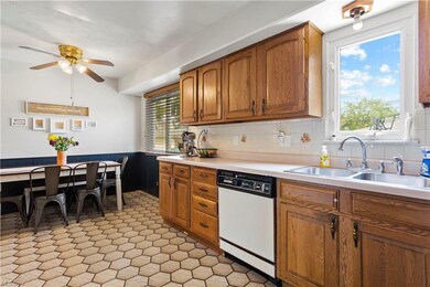 Eat-In Kitchen with Ceramic Floors