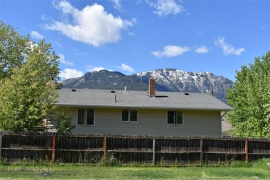 East side of the house