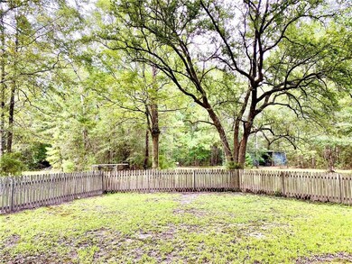 Fenced yard in rear