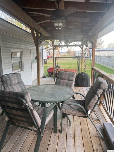 This outside area offers new remote control ceilin