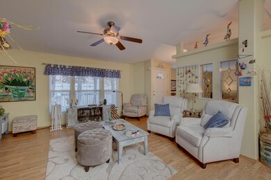 Living Space open to Kitchen