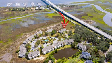 Aerial Close to Marina