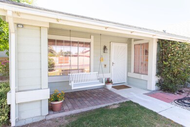 Quaint front porch