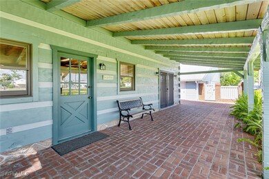 View of front porch