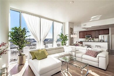 View showing the open kitchen. Amazing views!