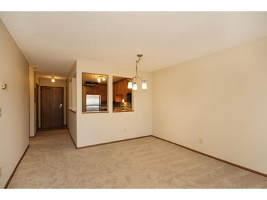 Living room looking into kitchen.