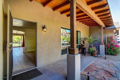 Entry - peek at open floorplan