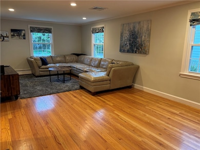 Gleaming hardwood floors