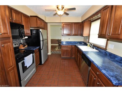Plenty of cabinets for storage.