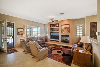 Great Room Has Entertainment Center